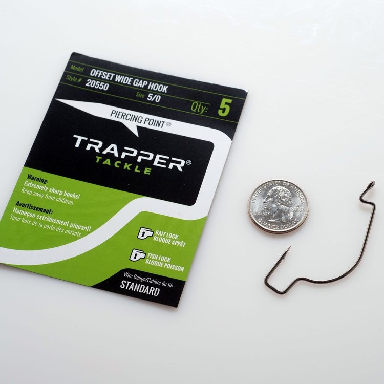 Trapper Hooks Offset Wide Gap Hook - Standard Gauge