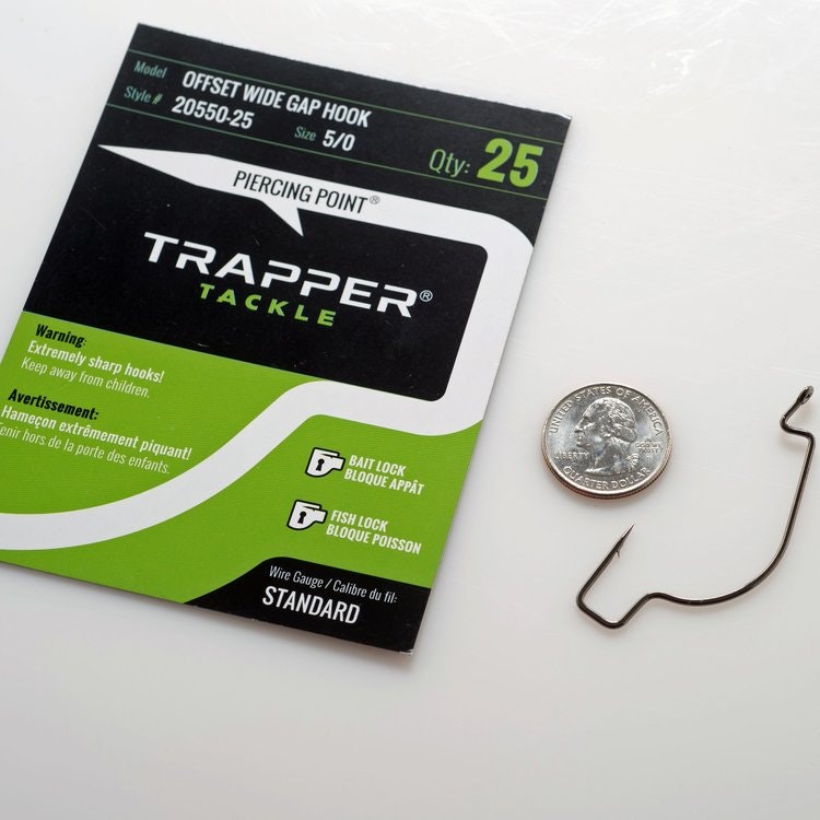 Trapper Hooks Offset Wide Gap Hook - Standard Gauge