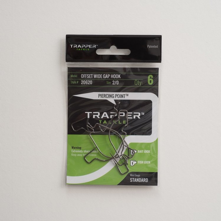 Trapper Hooks Offset Wide Gap Hook - Standard Gauge