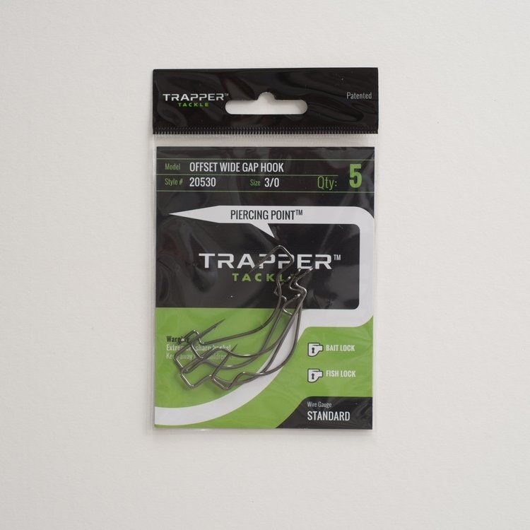 Trapper Hooks Offset Wide Gap Hook - Standard Gauge