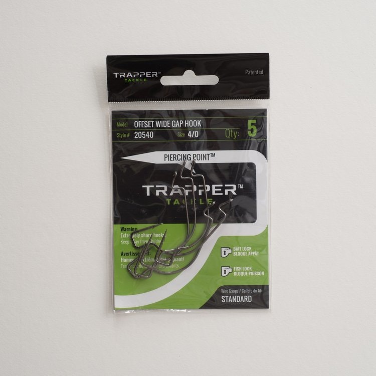 Trapper Hooks Offset Wide Gap Hook - Standard Gauge