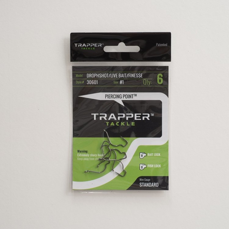 TRAPPER TACKLE DROPSHOT /Live Bait /Finesse Sz: 1 30601-25 Qty 25