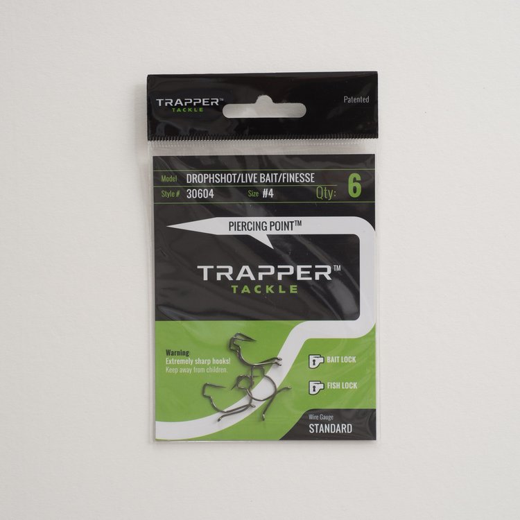Trapper Hooks Dropshot-Live Bait-Finesse Hook