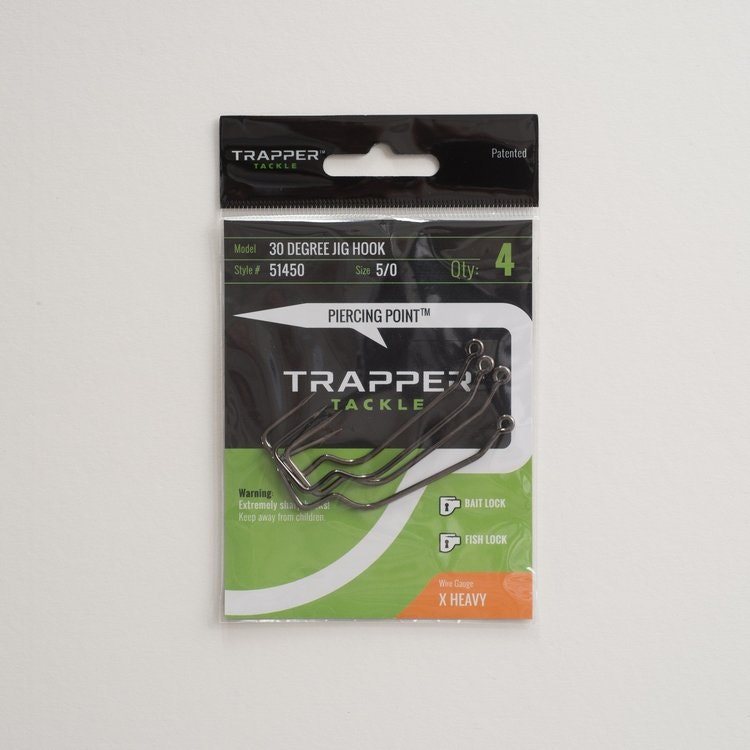 Trapper Hooks 30 Degree Jig Hook