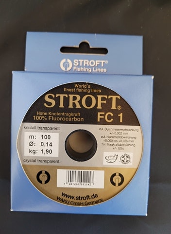 Stroft fiskelina FC1 tafsmaterial 100 meter