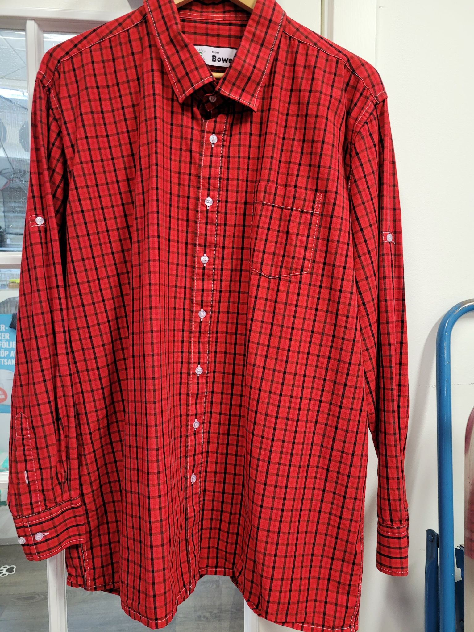 Insect Shield® Rödrutig skjorta (flera färger)