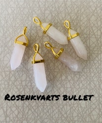 Halsband med Rosenkvarts,