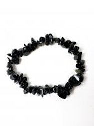 "Svart Obsidian" Armband