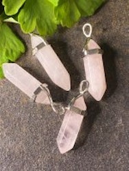 Halsband med Rosenkvarts