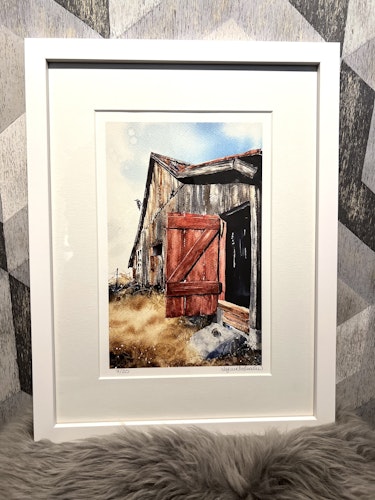 ”Fine Art Print” Red Door
