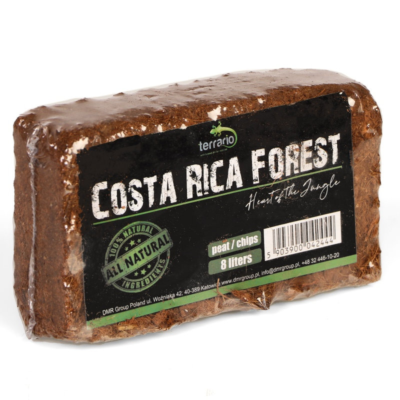 Terrario Costa Rica Forest - en blandning av kokosfibrer och kokoschips 8L