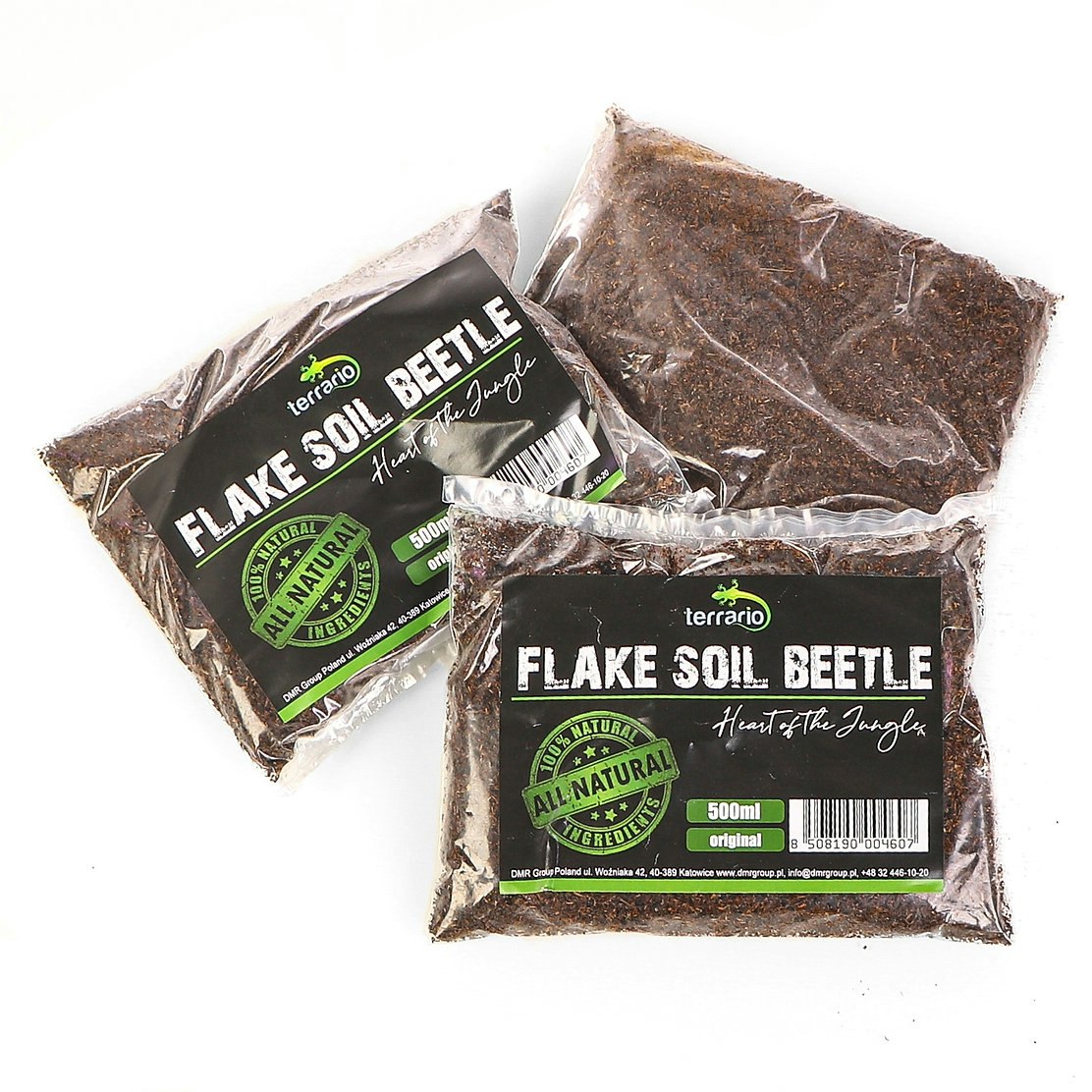 Terrario Flake Soil Beetle 500ml - mat/substrat för skalbaggar