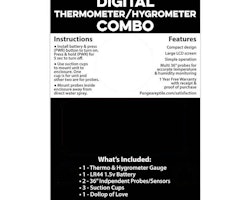 Pangea Termometer & Hygrometer