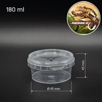 Plastburk med lufthål 180ml