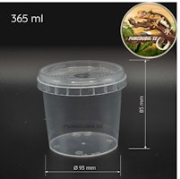 Plastburk med lufthål 365ml