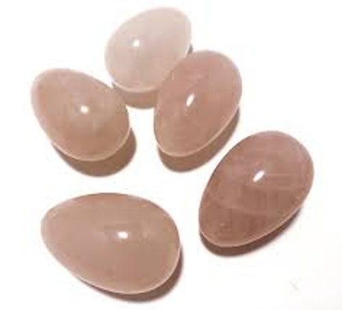Rosenkvarts Yoni-ägg