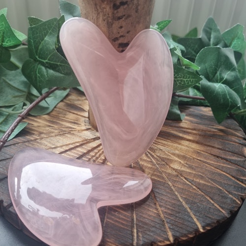 Gua Sha hjärta Rosa