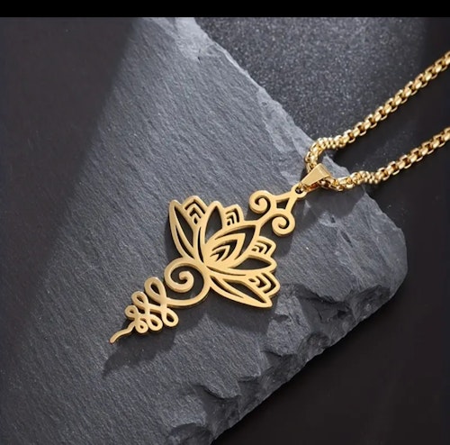 Evighetsamulett Halsband "guld"