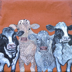 Cushion cover "Cows " by Anna Strøm