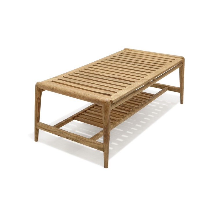 Loungebord av trä för utomhusbruk