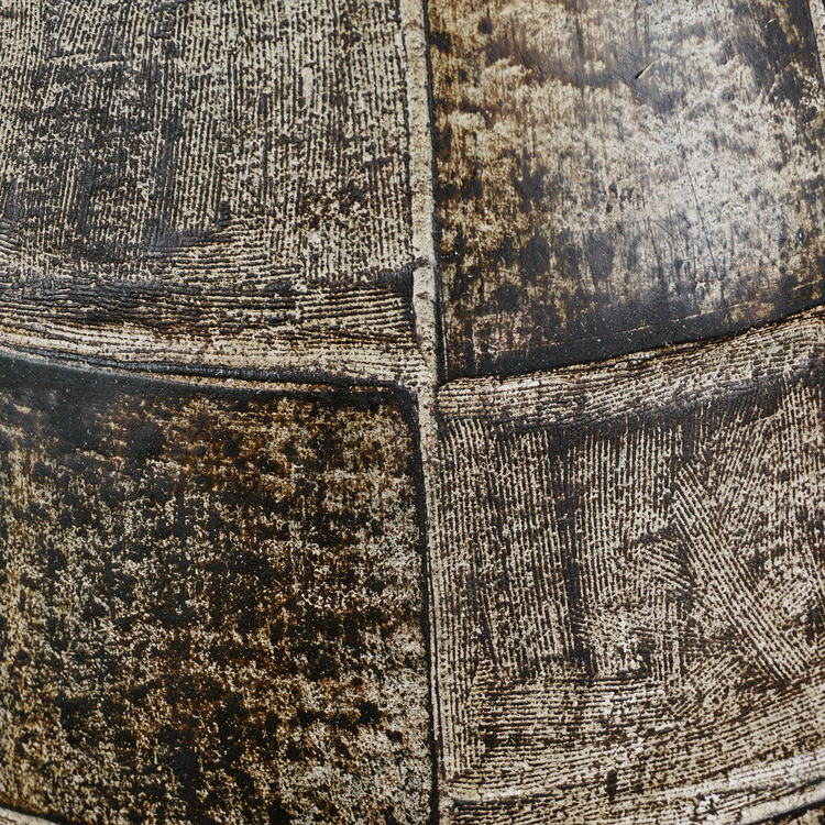 Detaljbild på terrakottavas