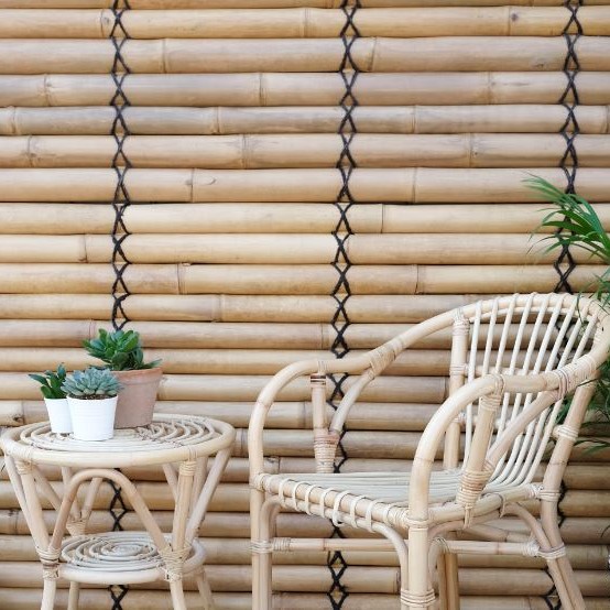 Bambu väggpanel för bambuväggar och bambu staket