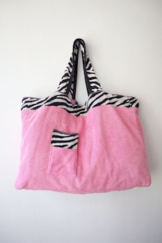 Big zebra tote bag