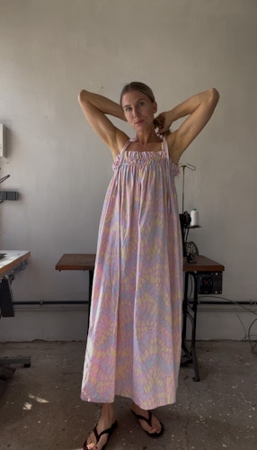 Dress with straps