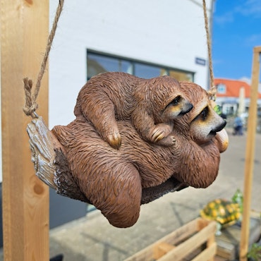 Dovendyr på et reb