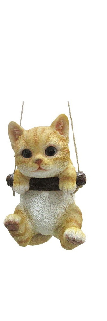Hængende kat rød
