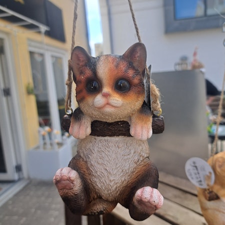 Hængende kat 3 farvet