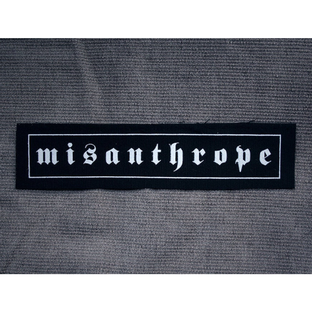 MISANTHROPE - SCREEN PRINTED PATCH