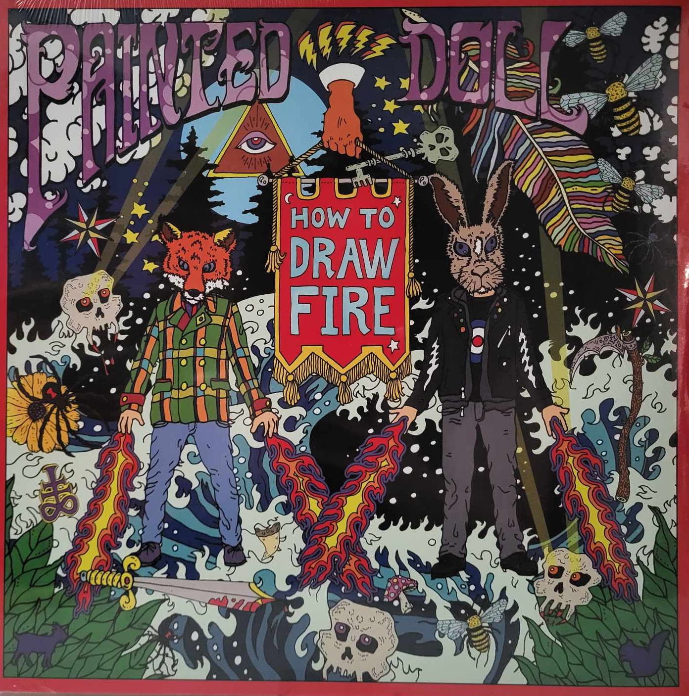 PAINTED DOLL - HOW TO DRAW FIRE
