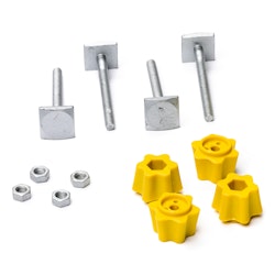 4 pcs T-bolts 20x20 mm with nuts for T-track