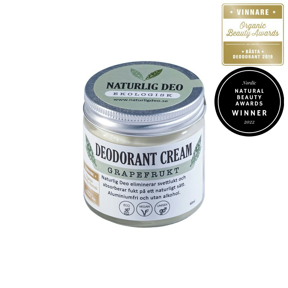 Naturlig Deo Ekologisk deodorant cream Grapefrukt - Helt logiskt