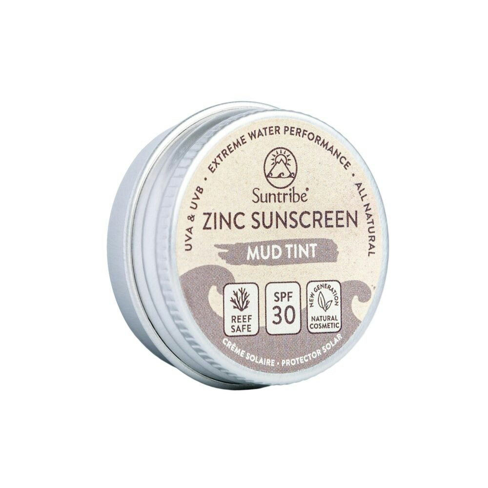 Suntribe Natural Mineral Face & Sport Mini Zinc Sunscreens SPF 30