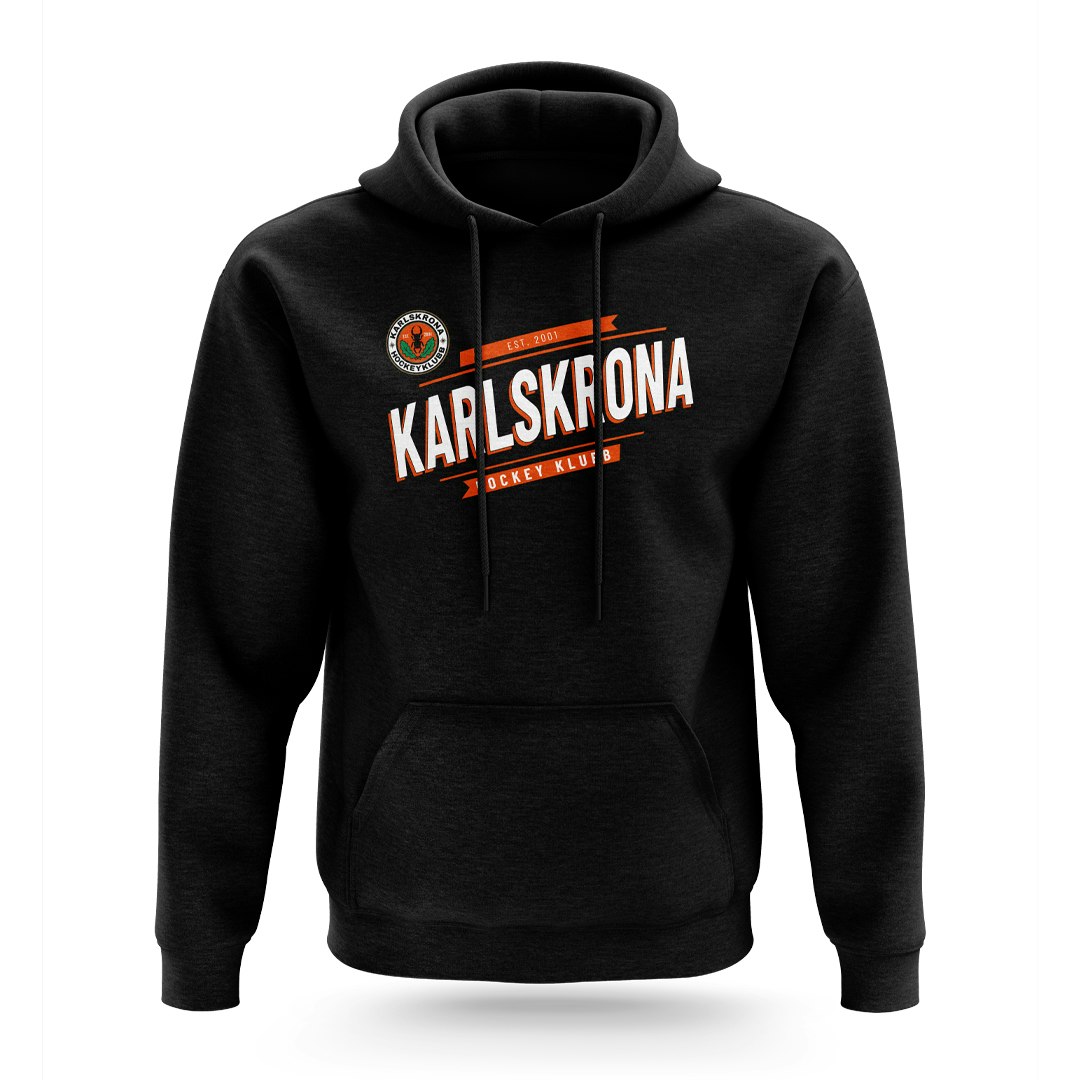 NYHET! KHK hoodie, svart