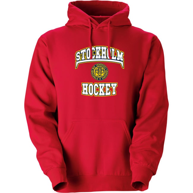Sthlm IF hoodie, röd