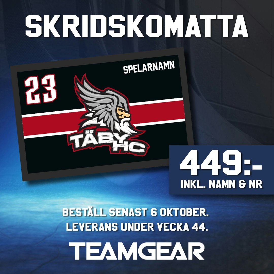 THC skridskomatta, OBS! OBS! sista beställningsdatum 6/10-24