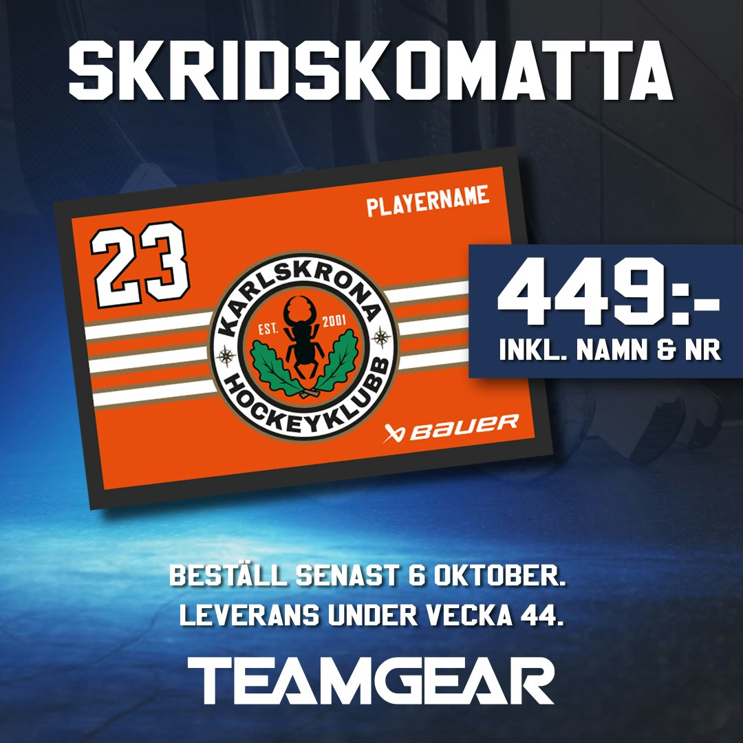 KHK skridskomatta, OBS! sista beställningsdatum 6/10-24