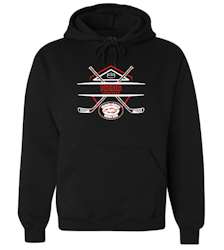 HKHC camp hoodie, svart