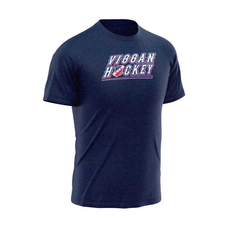 VIK tee, navy text logo