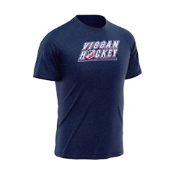 VIK tee, navy text logo