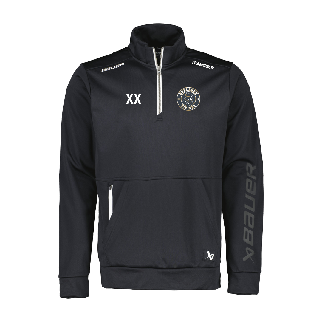 Bauer Vapor 1/2 zip fleece top Sr,