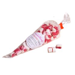 Strawberry/Vanilla, cone 120 grams