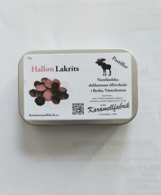 Pastiller Hallon/Lakrits