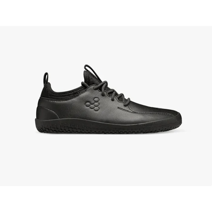 VivoBarefoot Juniors Primus School II Obsidan