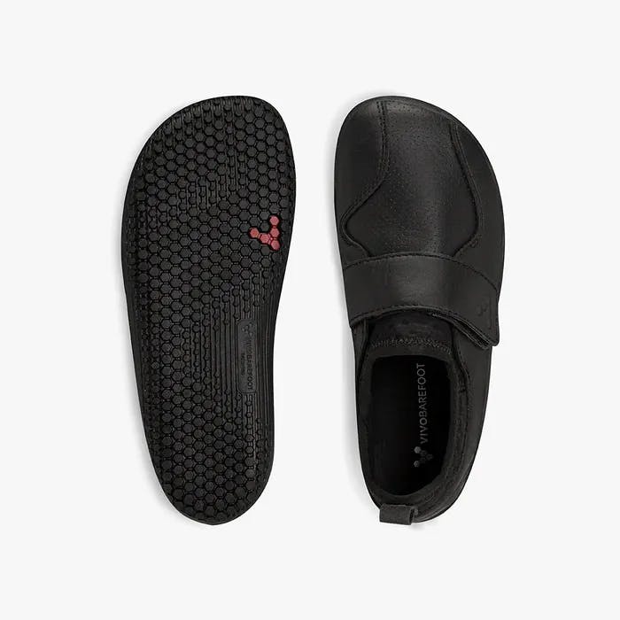 VivoBarefoot Kids Primus School II Obsidian