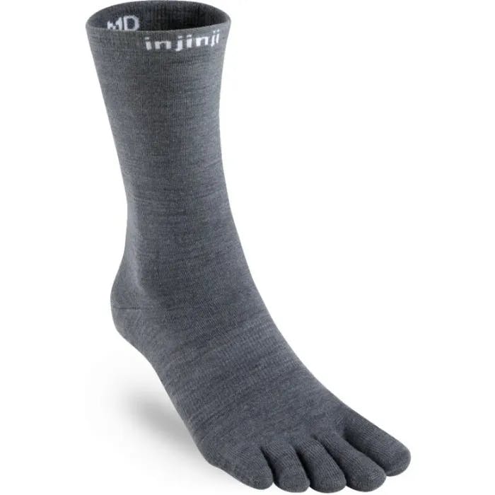 Injinji Liner Crew NuWool Charcoal