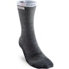 Injinji M Liner + Hiker - Charcoal/Heather Gray